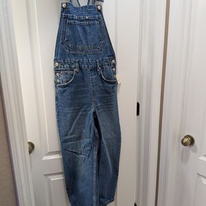 Free People Indigo Denim Women's Overalls